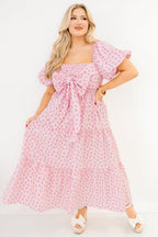 Read Between The Lines Kleid, Rosa