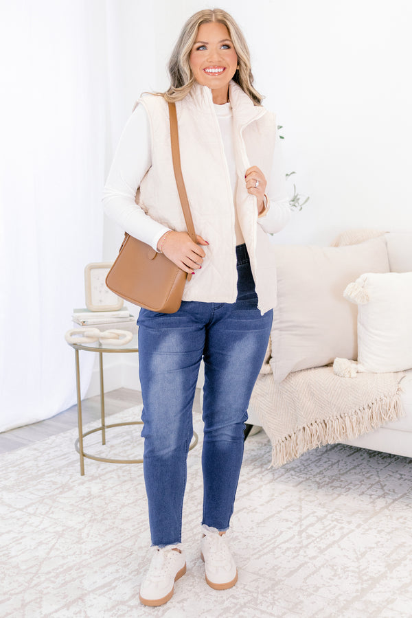 Reading The Signs Jeggings, Blau