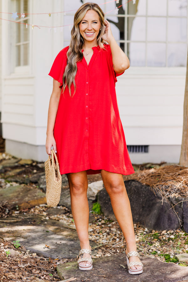 Remember The Day Dress, Rot