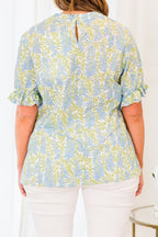Remember The Hydrangeas Top, Blau