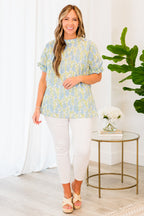 Remember The Hydrangeas Top, Blau