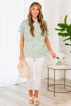 Remember The Hydrangeas Top, Blau