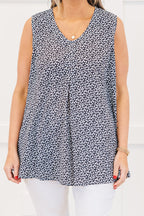 Rest Your Love On Me Top, Black