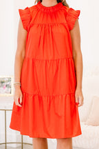 Rhythm Of Life Dress, Red