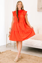 Rhythm Of Life Dress, Red