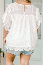 Right Over Here Top, White