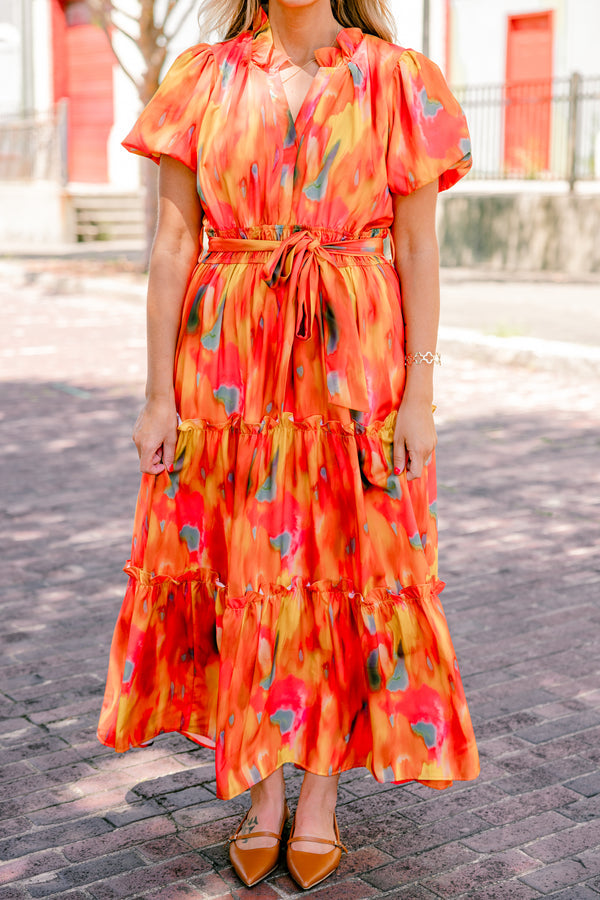 Risk Taker Dress, Orange