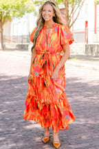 Risk Taker Dress, Orange