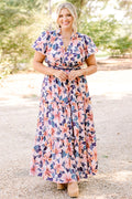 Risk Taker Dress, White-Navy
