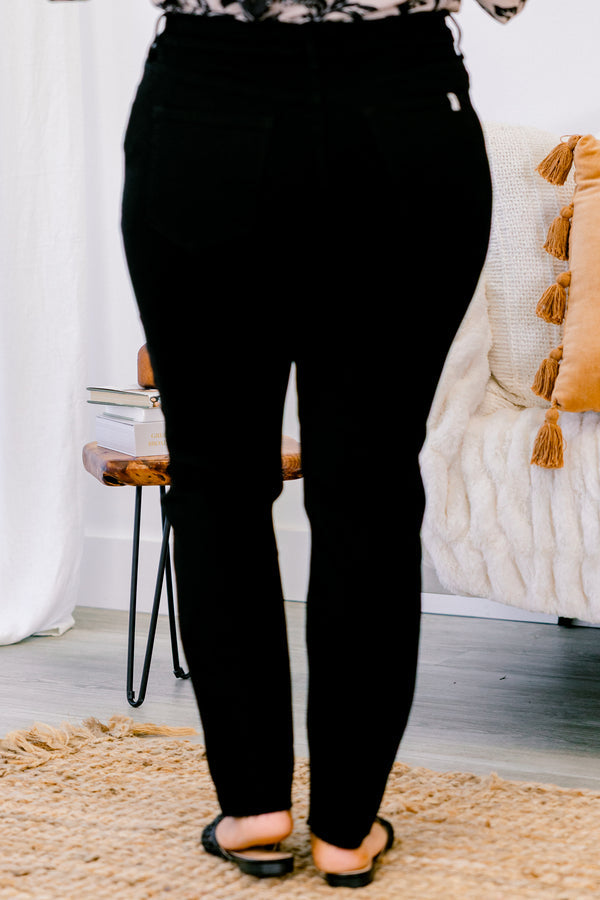 Romance Ready Jeans, Schwarz