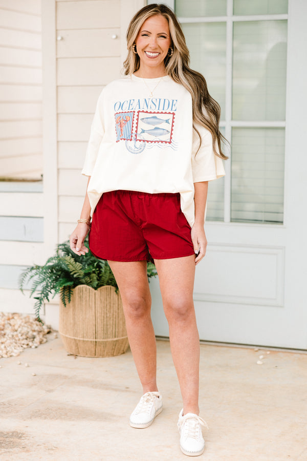 Run The World Shorts, Copper Red