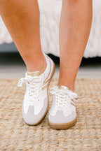 Running The Show Sneakers, Gold