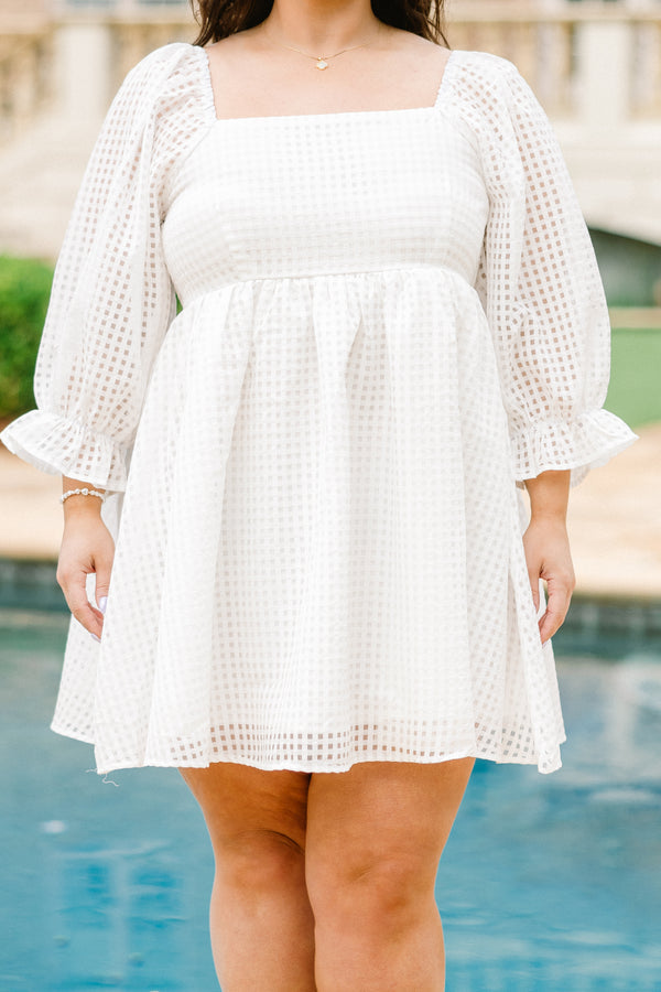 Running Through The Garden Dress, Off White
