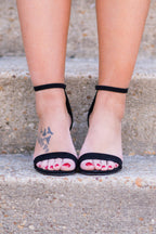 Sights in the City Heels, Black