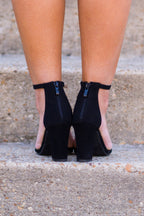 Sights in the City Heels, Black