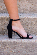 Sights in the City Heels, Black