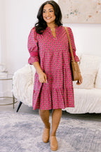 Sands Of Life Dress, Merlot