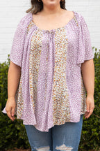 Say It Loud Top, Lavender