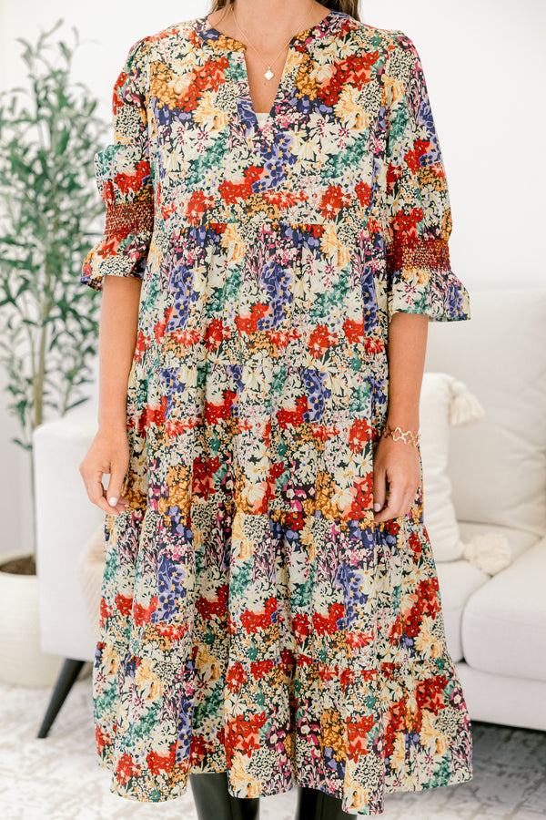 Siehe The Truth Dress, Schwarzes Blumenmuster