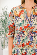 Siehe The Truth Dress, Schwarzes Blumenmuster