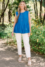 Seeing Stars Ahead Top, Blue