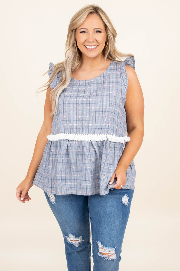 Self Starter Top, Navy