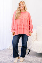 Set For Success Top, Dusty Pink
