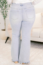 Set For The Holidays Jeans, Light Wash