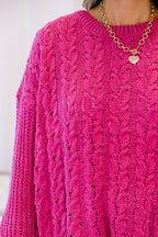 Settling In Sweater, Pink