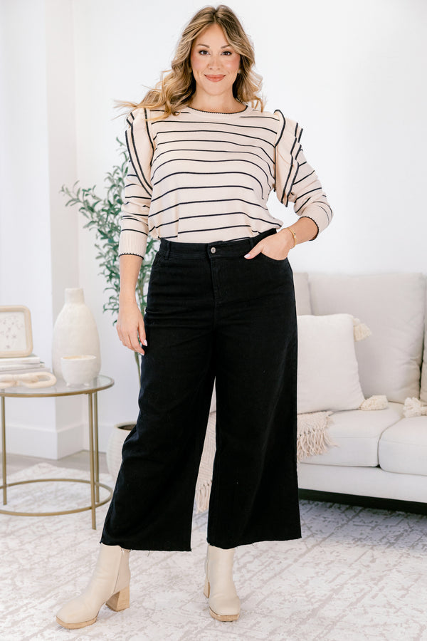 She Always Knows Pants, Black