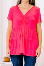 She Belongs To Me Top, Fuchsia