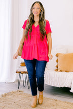 She Belongs To Me Top, Fuchsia
