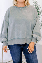 She Got Away Pullover, Ash Jade