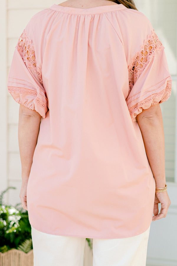 Einfaches und wunderschönes Top, Pink