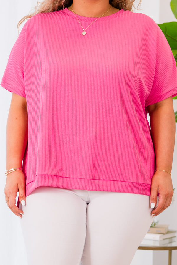 Simple As Can Be Top, Pink