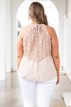 Top „Schlichte Eleganz“, Taupe