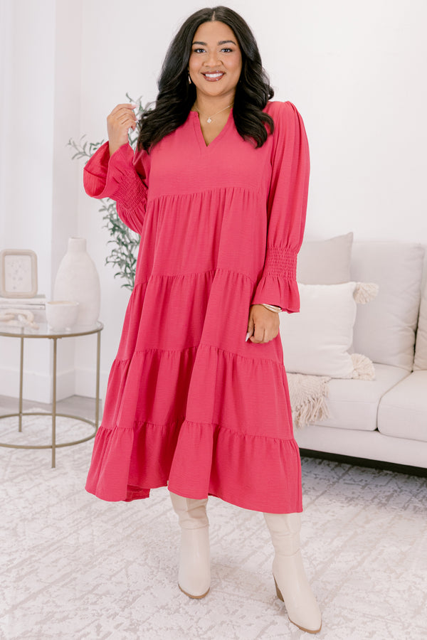 Simply The One Dress, Fuchsia