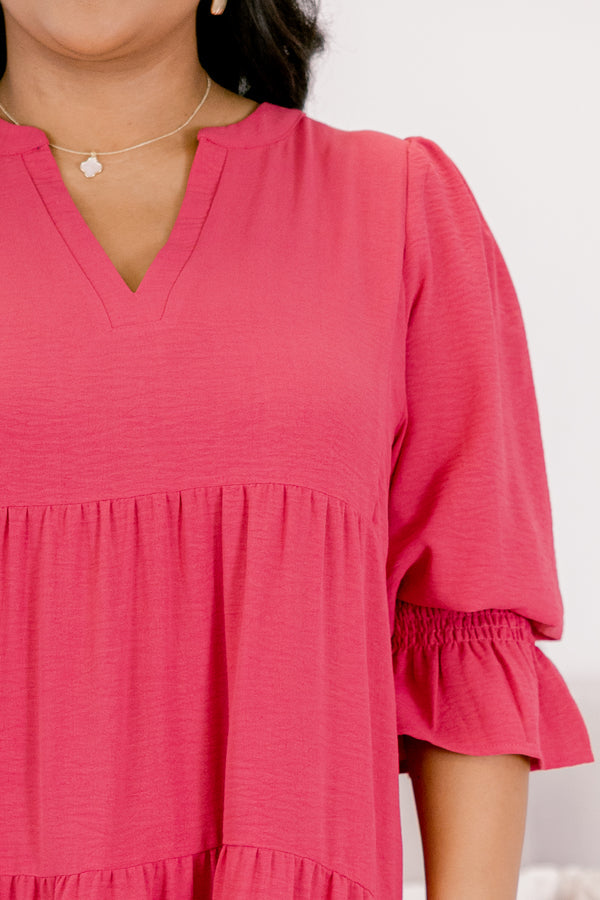 Simply The One Dress, Fuchsia