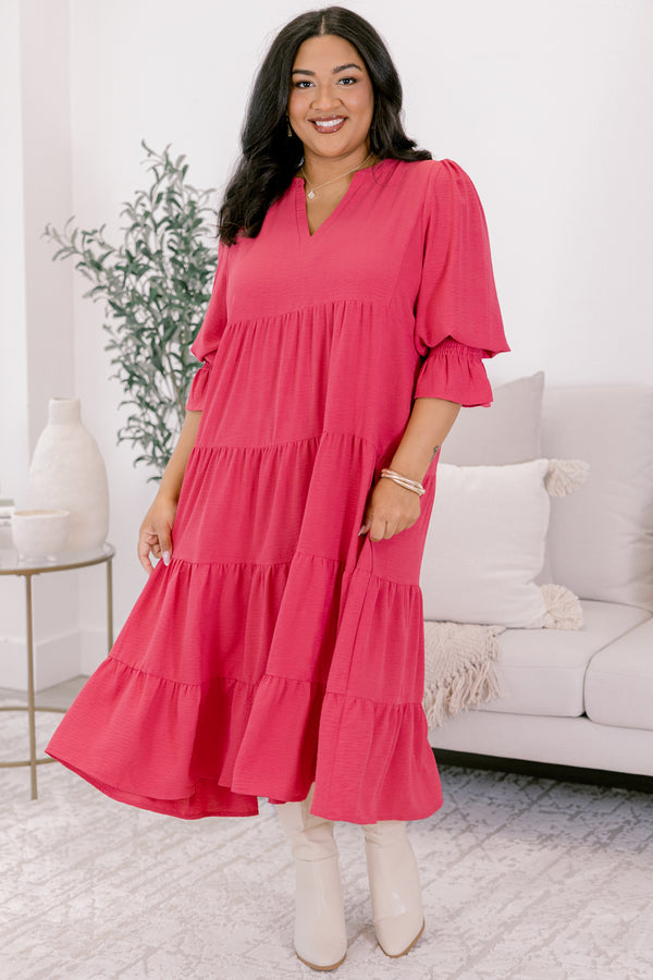 Simply The One Dress, Fuchsia