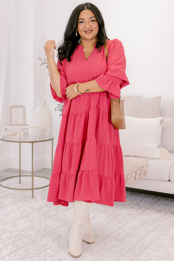Simply The One Dress, Fuchsia