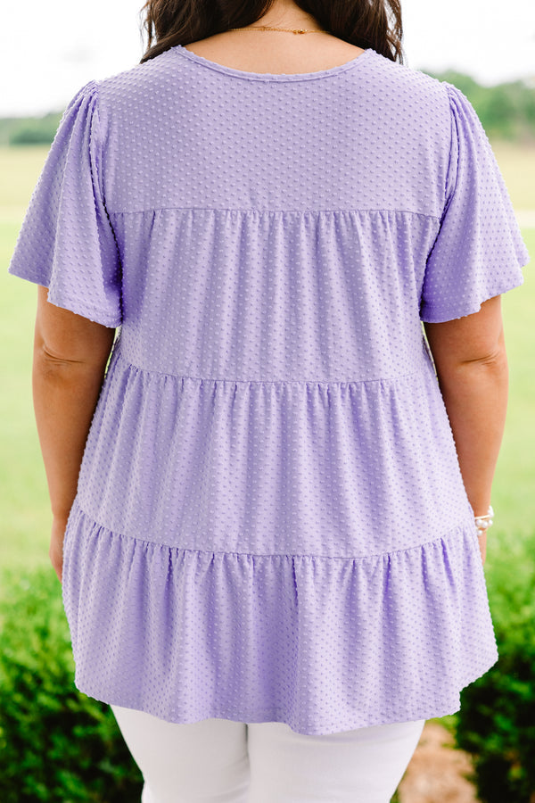 Sincerest Heart Top, Purple