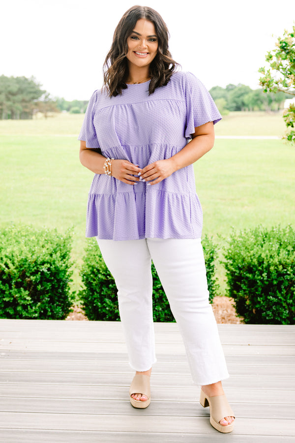 Sincerest Heart Top, Purple
