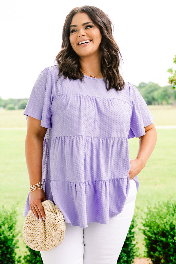 Sincerest Heart Top, Purple
