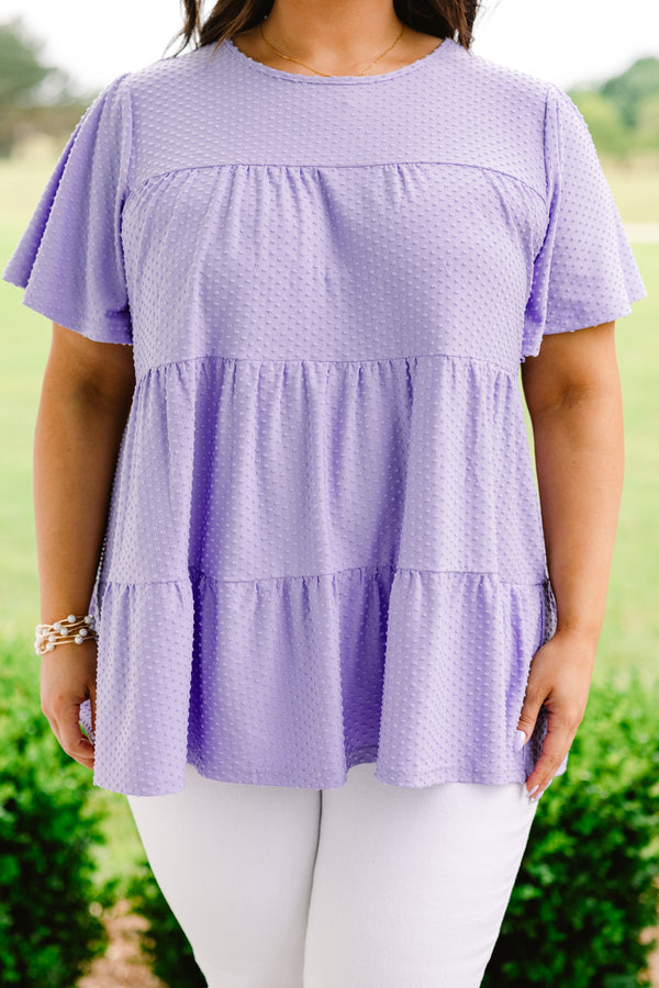 Sincerest Heart Top, Purple
