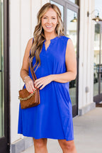 Skyline Dream Dress, Royal Blue