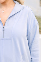 Slow It Down Kleid, Hellblau