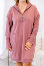 Slow It Down Kleid, Mauve