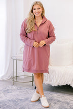 Slow It Down Kleid, Mauve