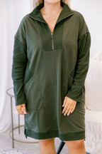 Slow It Down Dress, Olive