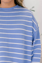 Schlafparty-Zeit Pullover, Blau